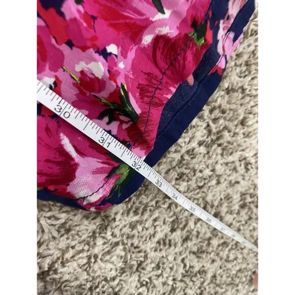 ⭐ 3/$15 Hollister Small Blue Pink Floral Y2K Ruffle Babydoll Mini Dress - Picture 11 of 11